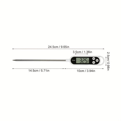 TP300 Probe Thermometer 1-Pack, Fast & Accurate 0.1°C Resolution, 9.65in Long, HOLD Function, for Kitchen & BBQ