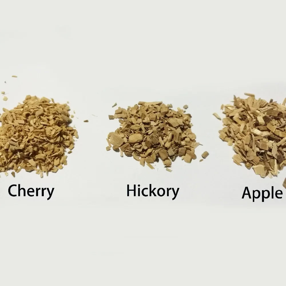 Smoked Sawdust Wood Chips for Smoking- 125g/bag -Apple Cherry Oak Hickory-Outdoor Smoker Fumigation Box- Bacon Wood BBQ Accessories