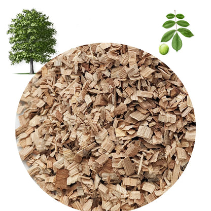500g Smoked Woodchips for Grilling Barbecue BBQ Smoking Wood Chips 0.6-0.8cm Sawdust Cocktail Smoked Flavor Barbecue Accessories