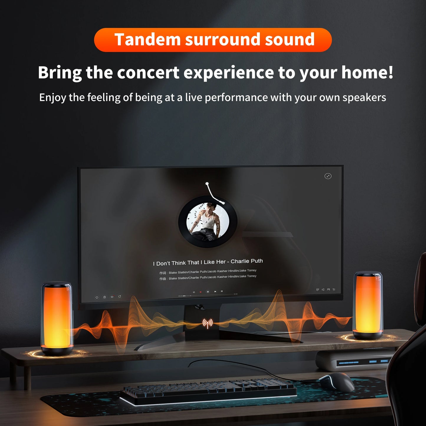 QERE Bluetooth Speaker, 10W Hi-Res Audio, Portable HiFi, IPX5 Waterproof, Multiple Connection Modes