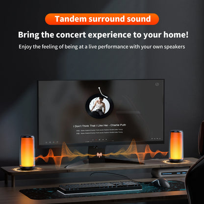 QERE Bluetooth Speaker, 10W Hi-Res Audio, Portable HiFi, IPX5 Waterproof, Multiple Connection Modes