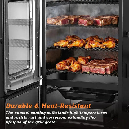 Wood Pellet Smoker with Rainproof Cover BBQ Grill