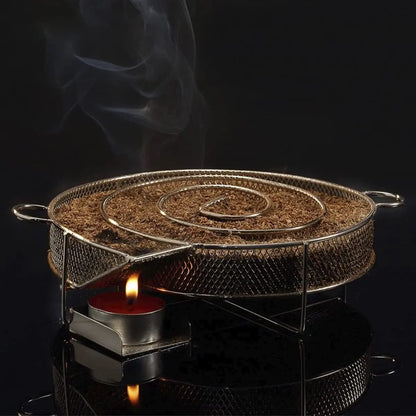 BBQ Cold Smoke Generator Set – Stainless Steel Smoke Rack for Wood Dust Outdoor Smoking