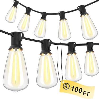 150FT LED Outdoor Waterproof Patio Patio Lights