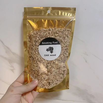 125g/bag Cocktail Smoker Chips for Old Fashioned Cocktails Whiskey & Bourbon Apple Oak Cherry Hickory BBQ Wood Pieces Utensils