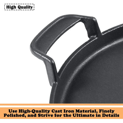 Gourmet BBQ System Cast Iron Griddle Pan for 22.5" Weber Kettle Charcoal Grill & Smokers