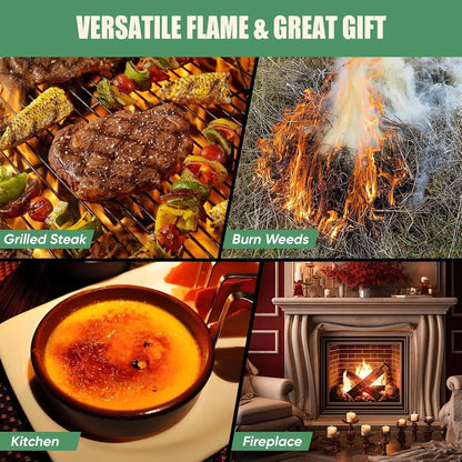 Adjustable Flame Propane Torch Gun – BBQ Searing, Camping & Welding Tool (Tank Not Included)