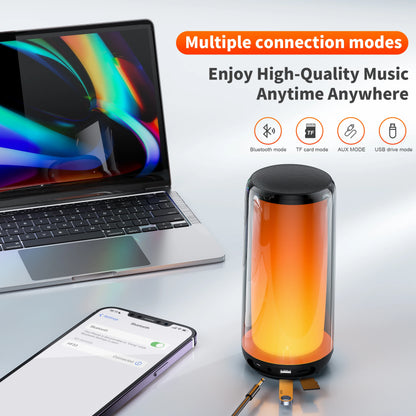 QERE Bluetooth Speaker, 10W Hi-Res Audio, Portable HiFi, IPX5 Waterproof, Multiple Connection Modes