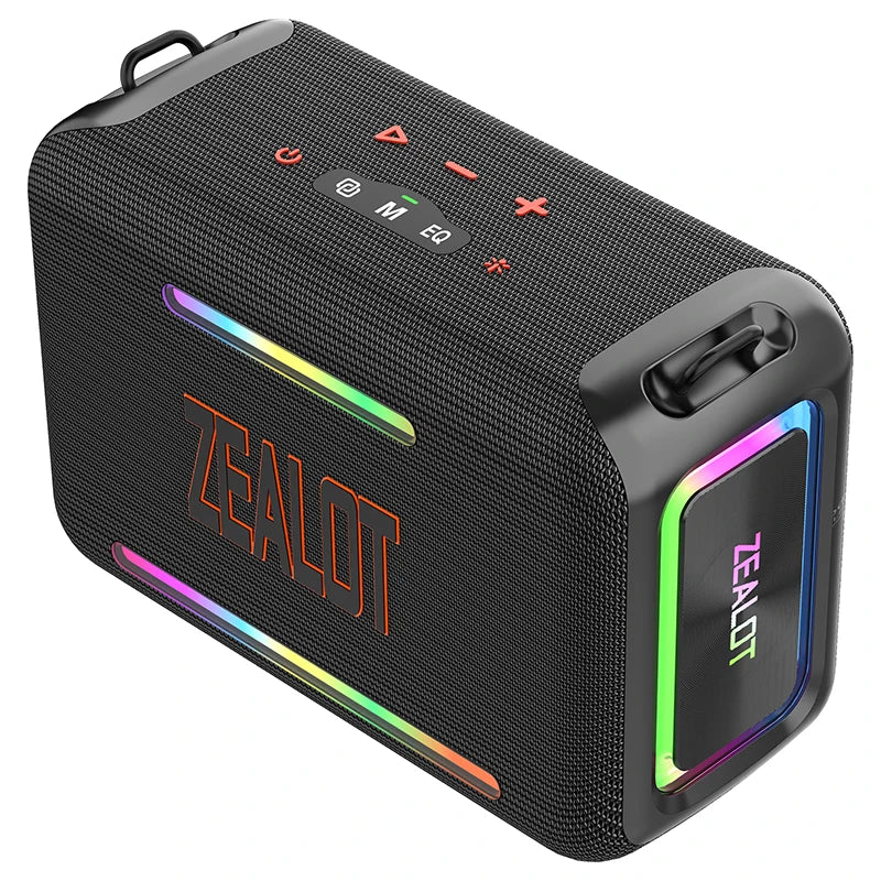 ZEALOT S95 120W Waterproof Portable Bluetooth Speaker, Outdoor Boombox with Subwoofer & Triple Passive Radiators for Deep Bass