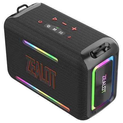ZEALOT S95 120W Waterproof Portable Bluetooth Speaker, Outdoor Boombox with Subwoofer & Triple Passive Radiators for Deep Bass