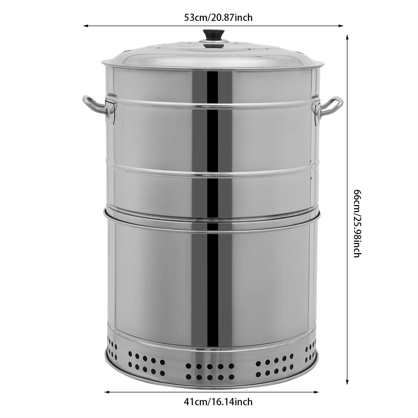 16-Inch Portable Charcoal BBQ Grill – Smokeless Vertical Rotating Kebab Machine with 50 Skewers
