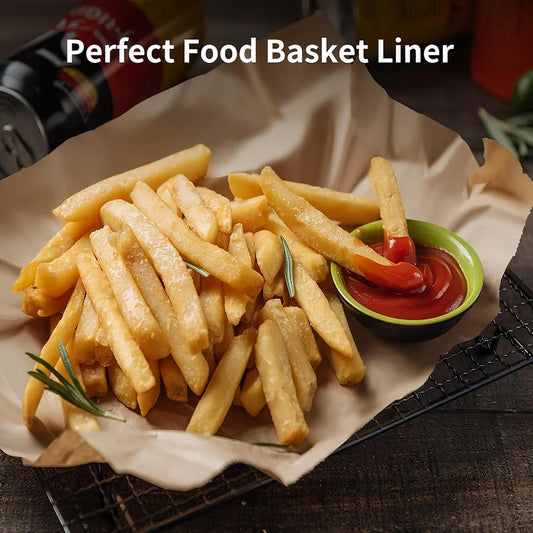 Parchment Paper Sheets: Food Deli Basket Liners for Baking, Sandwich Wrapping, BBQ, Picnics, Parties, Festivals & Outdoor Use