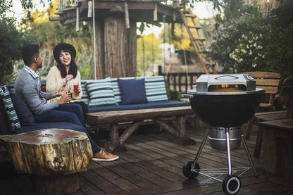 OnlyFire - Model 6052 - Stainless Steel Pizza Oven Kit for 22" Charcoal Kettle Grill.