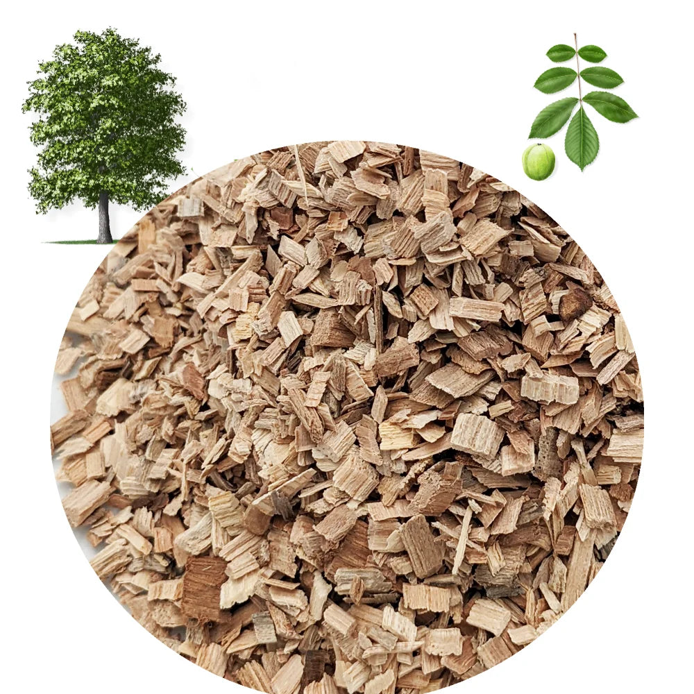 500g Smoked Woodchips for Grilling Barbecue BBQ Smoking Wood Chips 0.6-0.8cm Sawdust Cocktail Smoked Flavor Barbecue Accessories