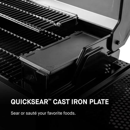 545 Digital Charcoal Grill and Smoker Combo – Digital Control, App Connectivity, Sear Plate & Mini Hopper